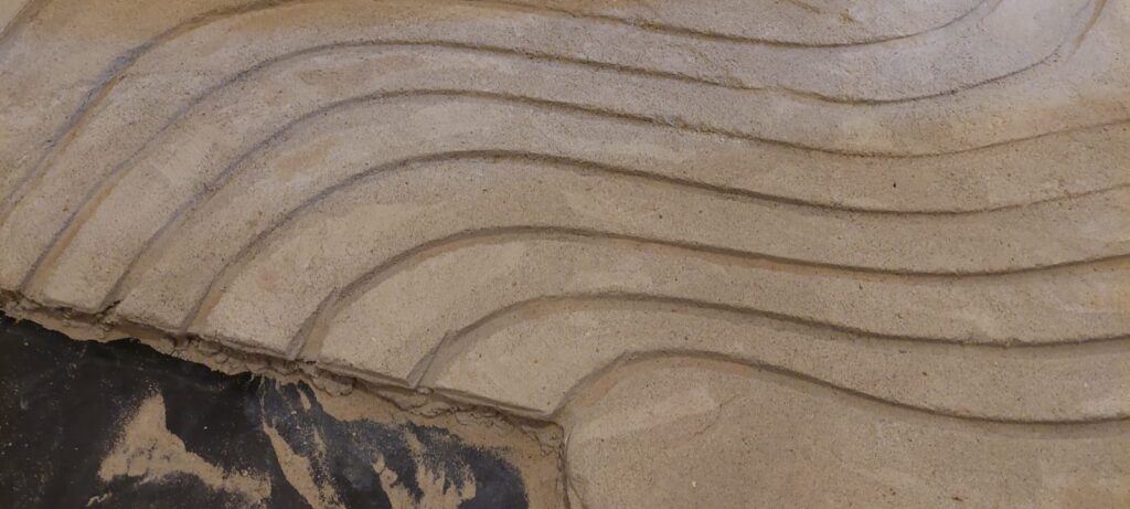 Realizacje frezowanie Ogrzewanie frezowane w domu jednorodzinnym – Warszawa