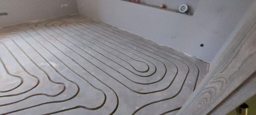 Ogrzewanie frezowane bez podnoszenia poziomu podłogi