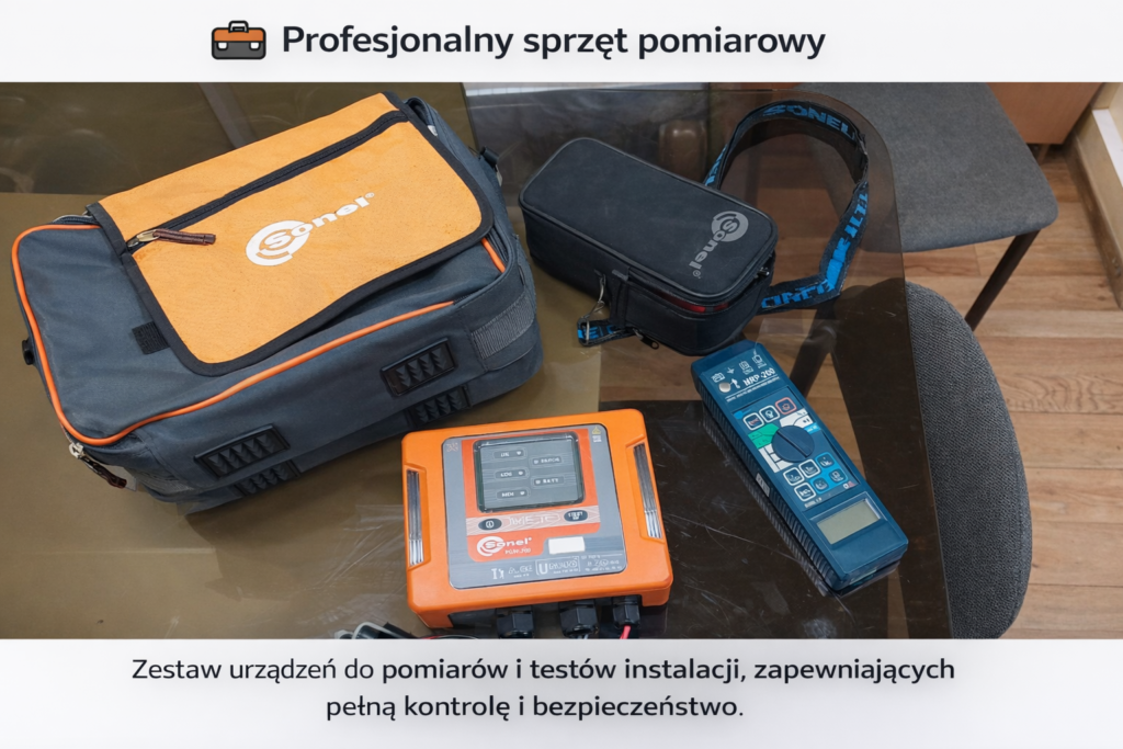 Realizacje instalacje elektryczne Instalacja elektryczna w domu jednorodzinnym – bruzdowanie
Trasy kablowe instalacji elektrycznej w mieszkaniu
Bruzdy pod instalację elektryczną w ścianach
Montaż koryt kablowych instalacji elektrycznej
Montaż rozdzielnicy elektrycznej w domu
Rozdzielnica elektryczna – opis obwodów
Pomiary instalacji elektrycznej do odbioru
Odbiór instalacji elektrycznej w budynku mieszkalnym