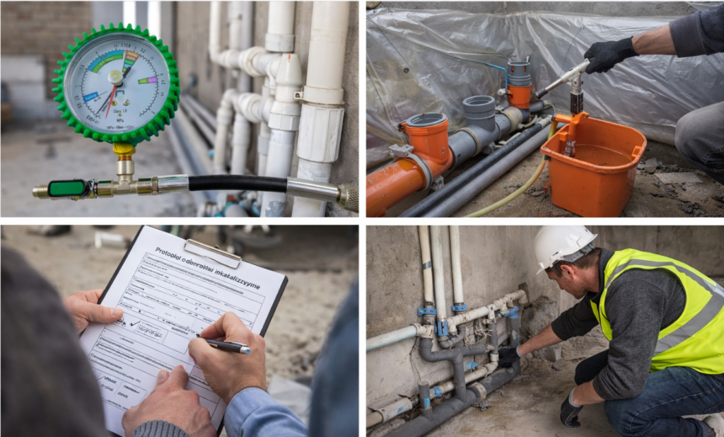 Realizacje wod kan Rozprowadzenie rur wodno-kanalizacyjnych lodz