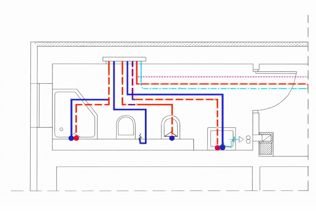 Realizacje wod kan Instalacja wodno-kanalizacyjna Łódź